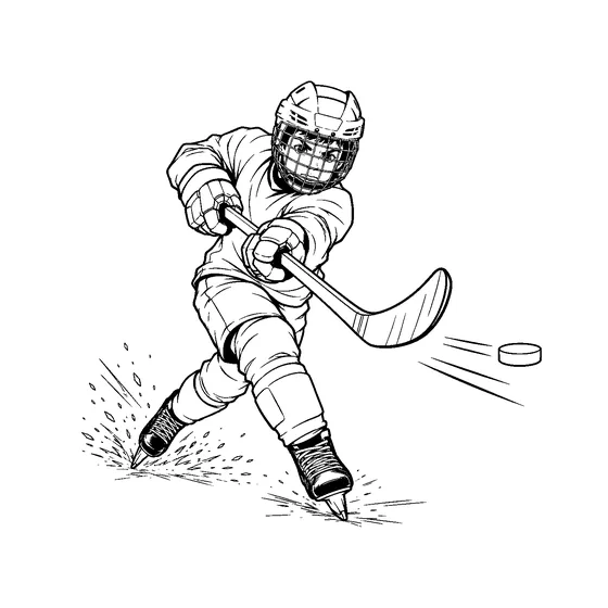 Comic-style illustration from Big Debate: Hockey